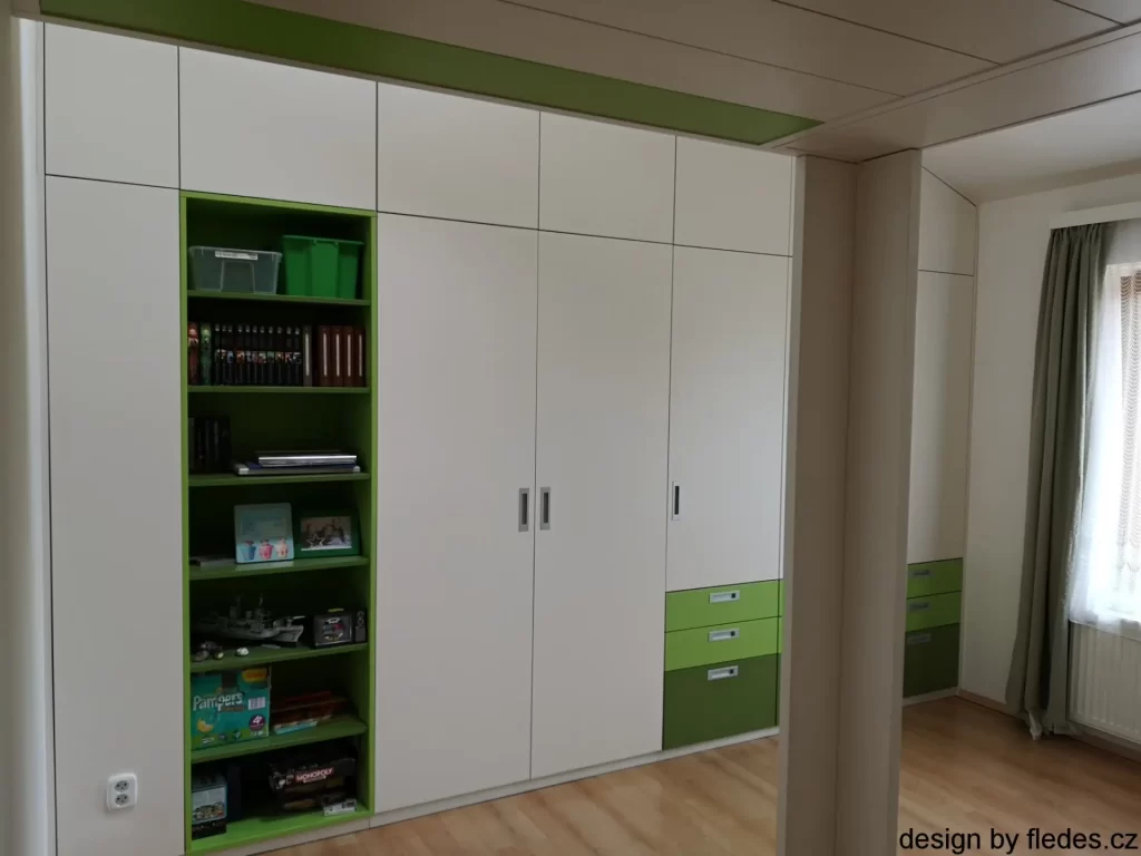 Studentský pokoj Praha + 3D pro výrobu - Truhlářství Pavelka