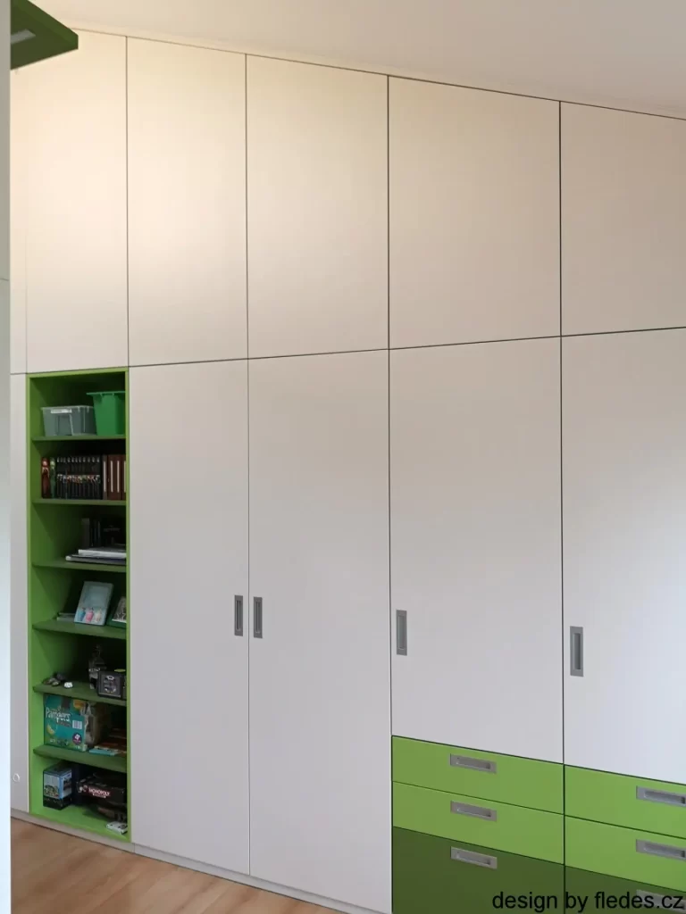 Studentský pokoj Praha + 3D pro výrobu - Truhlářství Pavelka