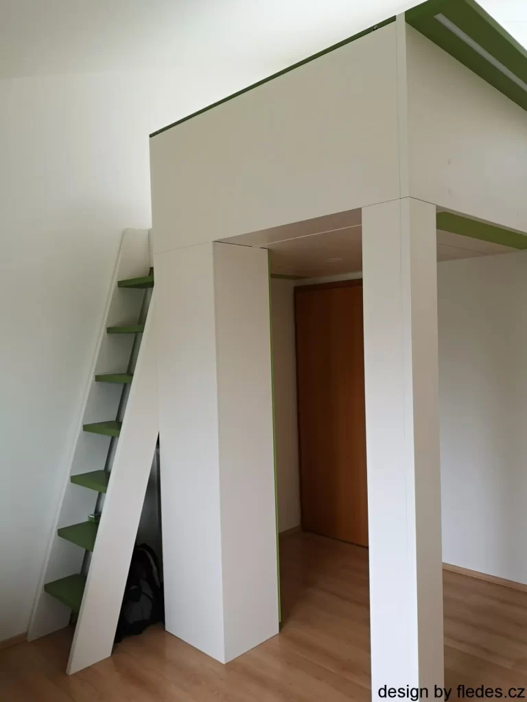 Studentský pokoj Praha + 3D pro výrobu - Truhlářství Pavelka